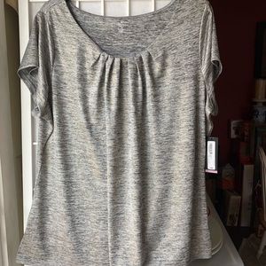 Worthington top. Silver foil. NWT